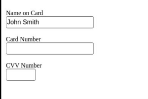 HPCI iFrame Credit Card Collect Form