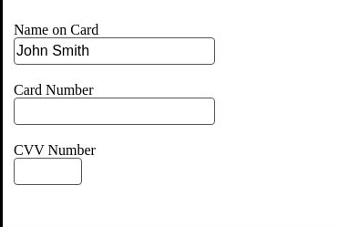 HPCI iFrame Credit Card Collect Form